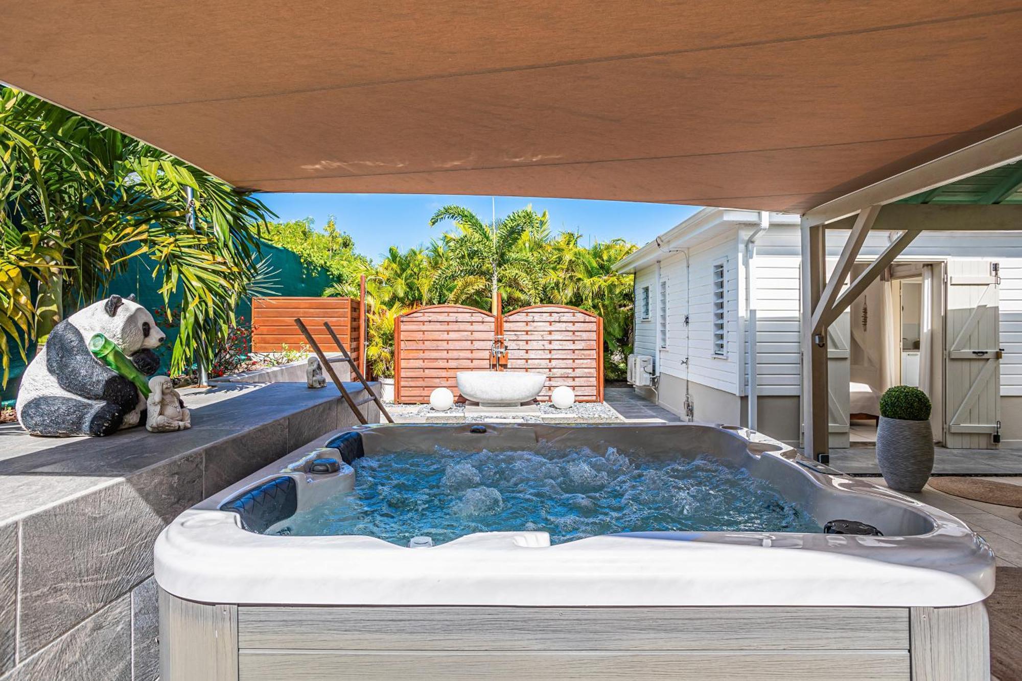 Magnifique Bungalow Et Jacuzzi Au Coeur Des Plages Le Moule Exteriér fotografie